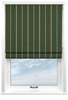 The British Stripe Co. Alfred, Chilterns No.1 - Roman Blind